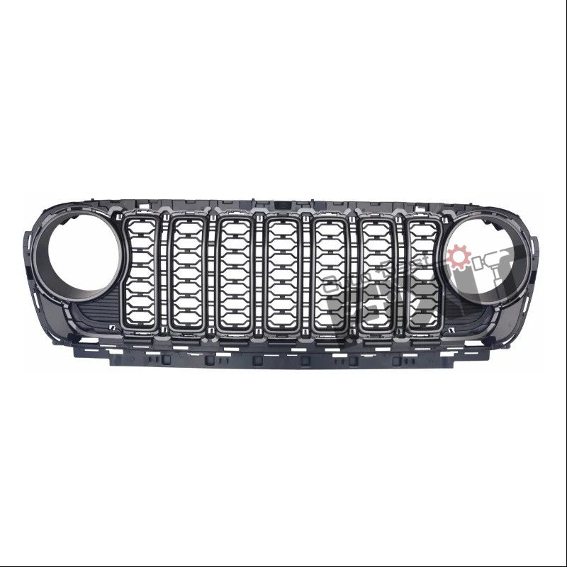 AutoStylenn Jeep Wrangler 2024 Look Grill For JEEP WRANGLER Compatible with JEEP Wrangler Vehicle_1