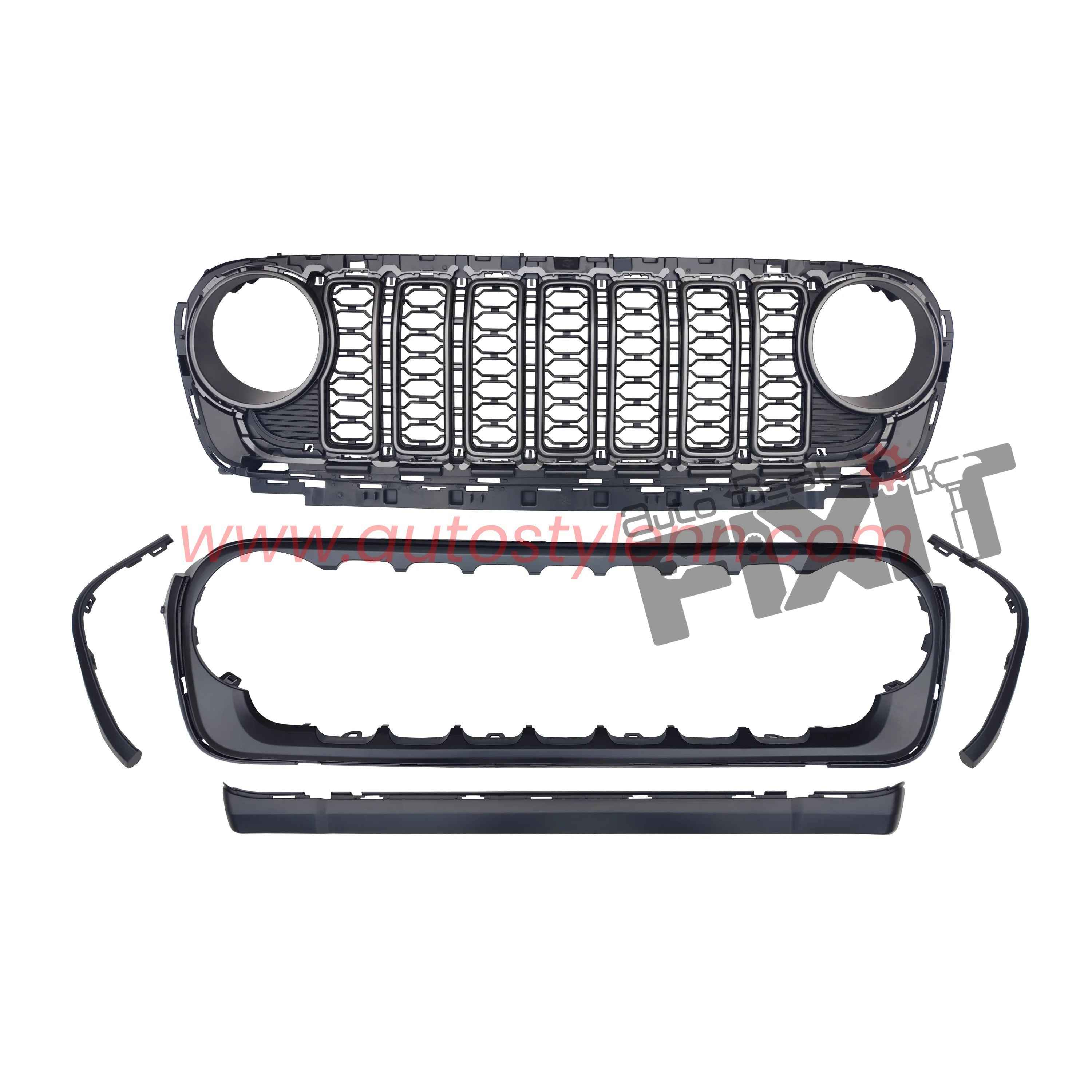 Jeep Wrangler 2024 Look Grill – Aftermarket Car Accesso
