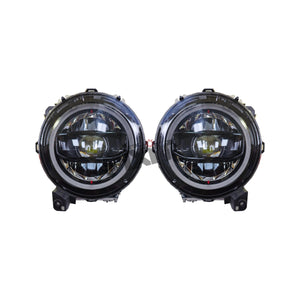AutoStylenn Jeep Wrangler Head Lamp (V2) For JEEP WRANGLER Compatible with JEEP Wrangler Vehicle