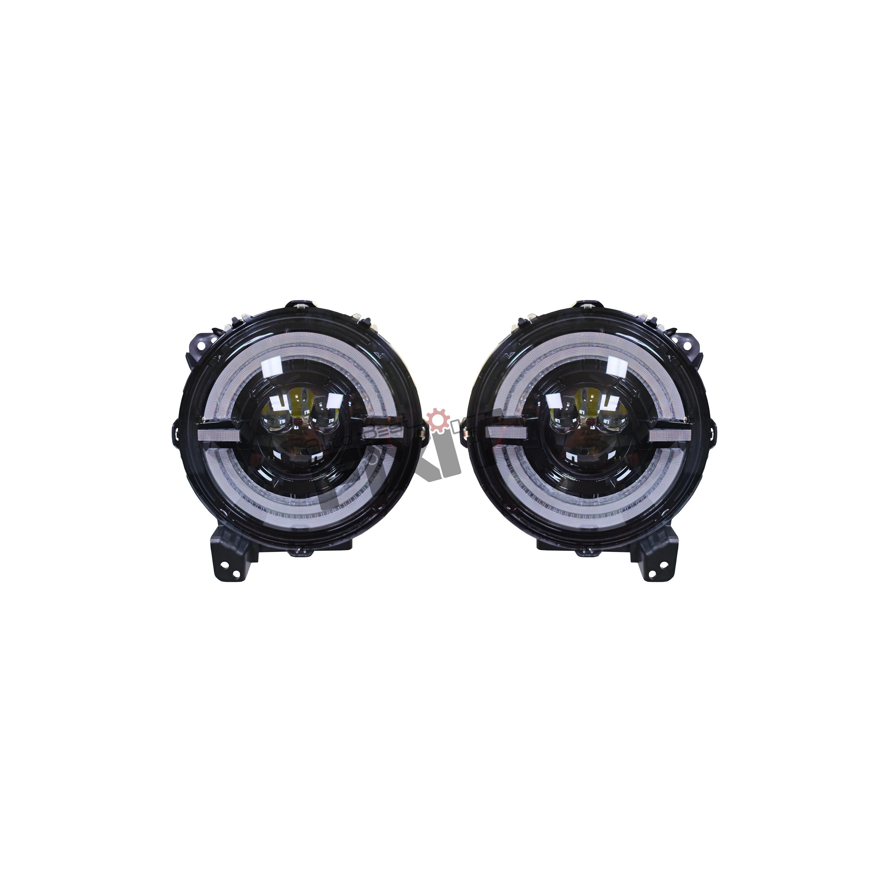 AutoStylenn Jeep Wrangler Head Lamp (V1) For JEEP WRANGLER Compatible with JEEP Wrangler Vehicle