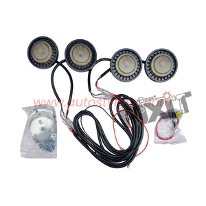 Jeep Wrangler Front Grill LED Lights 4 PCS