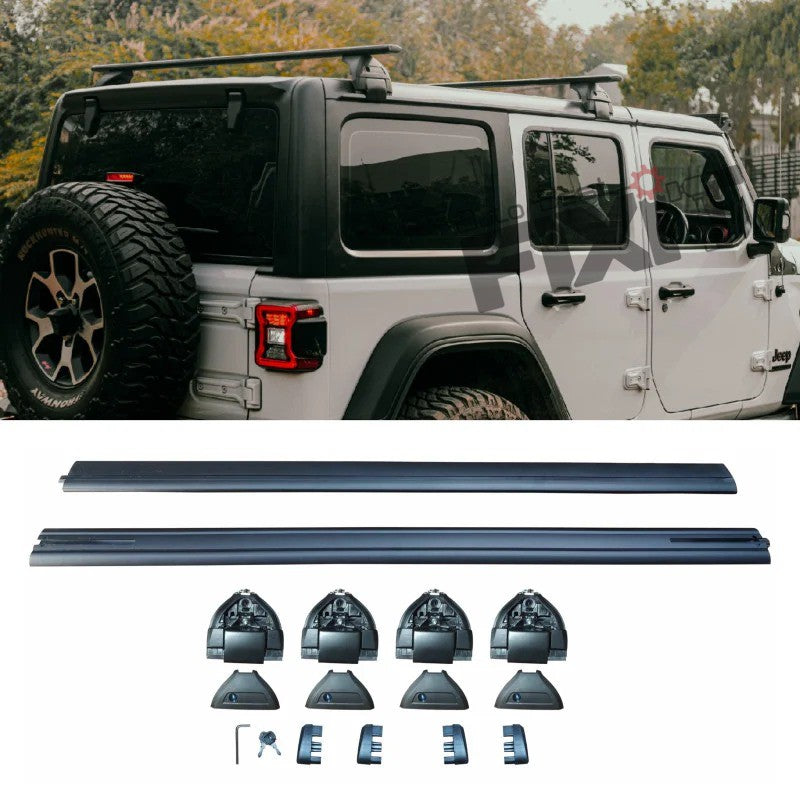 AutoStylenn Jeep Wrangler Roof Rack Crossbar For JEEP WRANGLER Compatible with JEEP Wrangler Vehicle_4