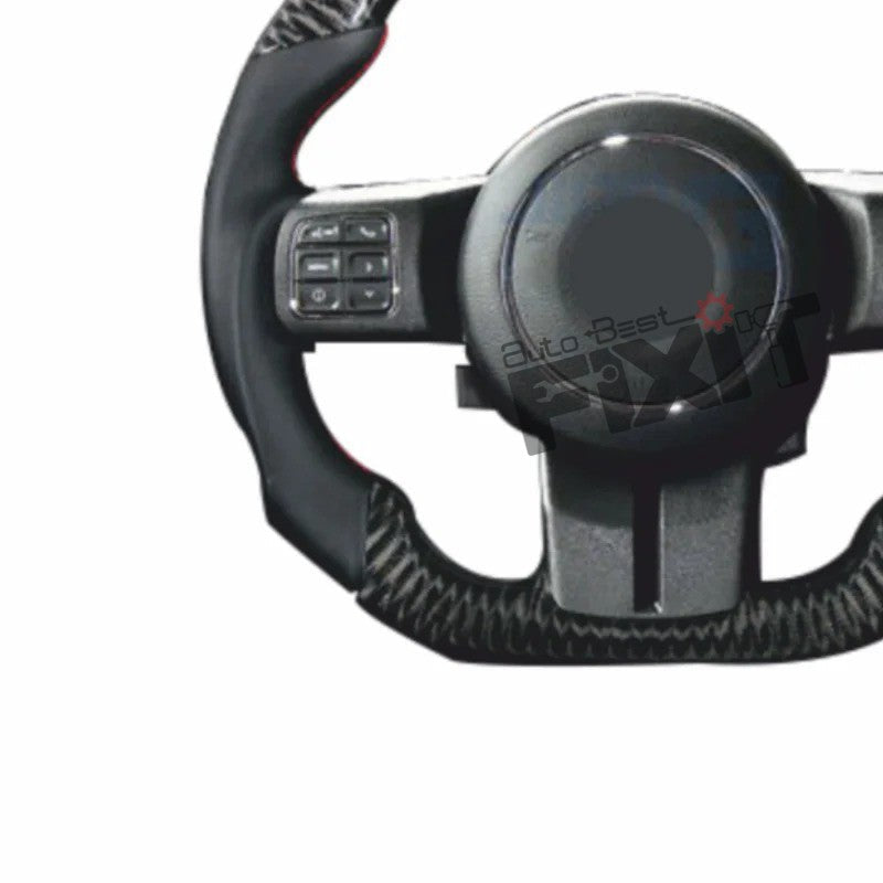 AutoStylenn Jeep Wrangler LED Carbon Steering Wheel For JEEP WRANGLER Compatible with JEEP Wrangler Vehicle_4