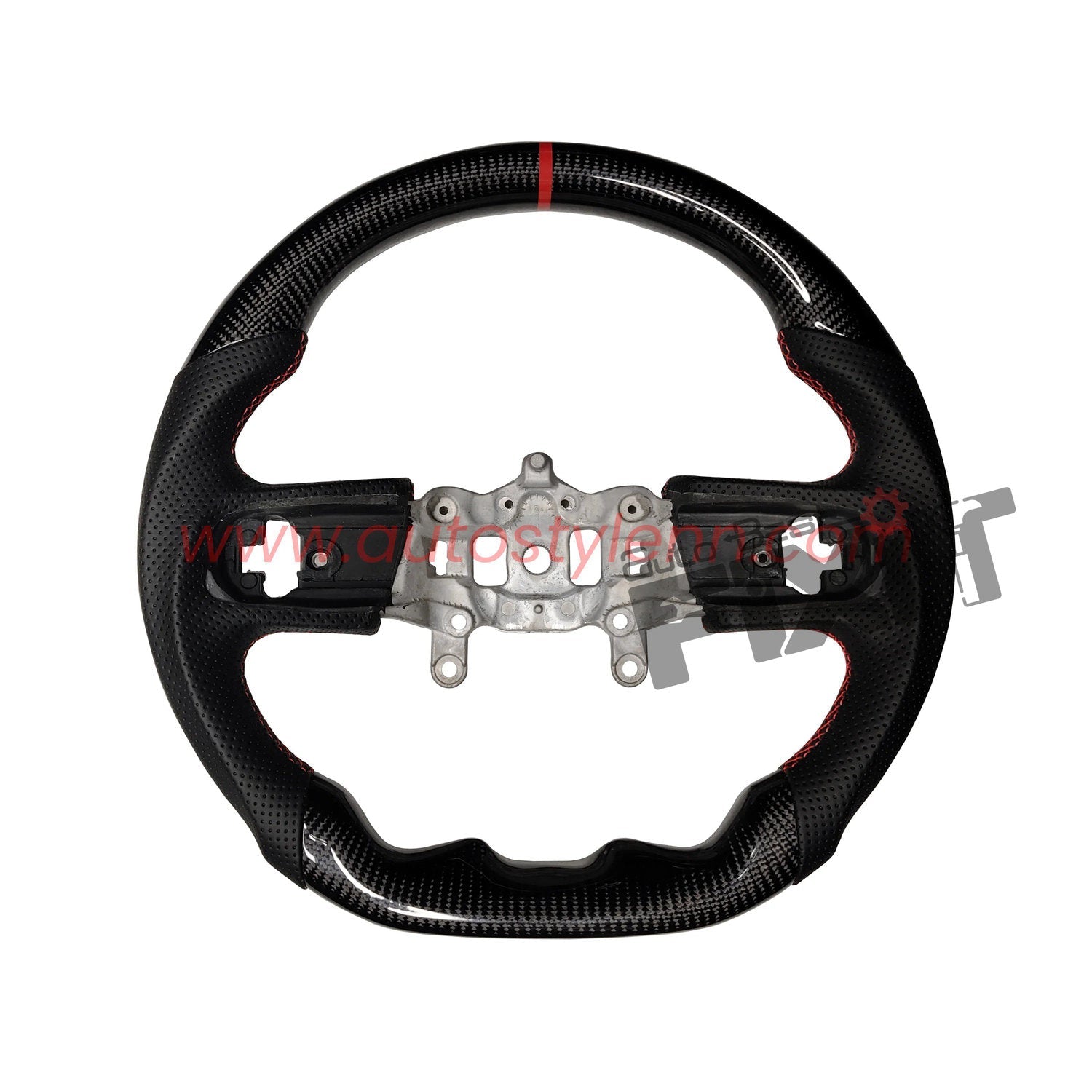AutoStylenn Jeep Wrangler Carbon Steering For JEEP WRANGLER Compatible with JEEP Wrangler Vehicle