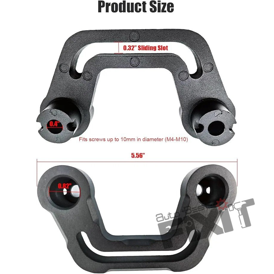 AutoStylenn Jeep Wrangler Windscreen Bracket For JEEP WRANGLER Compatible with JEEP Wrangler Vehicle_2