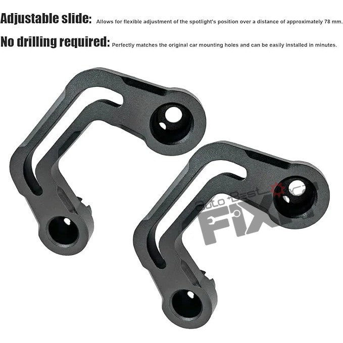 AutoStylenn Jeep Wrangler Windscreen Bracket For JEEP WRANGLER Compatible with JEEP Wrangler Vehicle_4