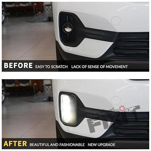 AutoStylenn Kia Seltos 2017 DRL Fog Light For KIA SELTOS Compatible with KIA Seltos Vehicle_1
