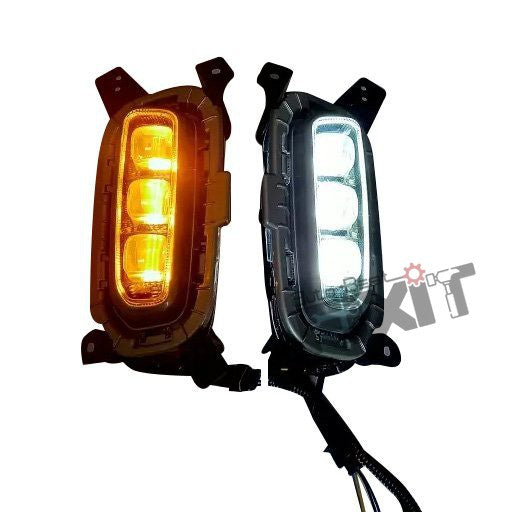 AutoStylenn Kia Seltos 2017 DRL Fog Light For KIA SELTOS Compatible with KIA Seltos Vehicle_5