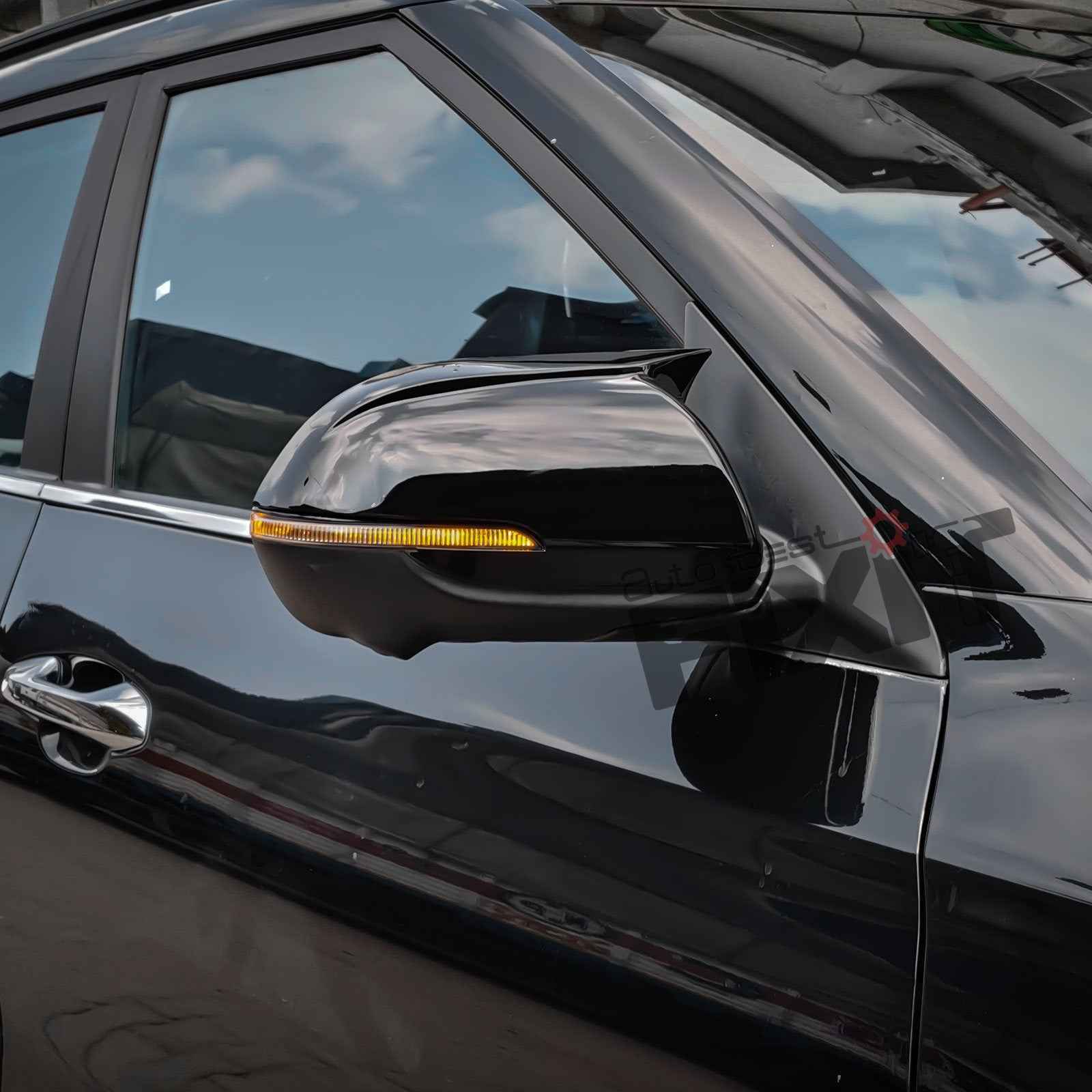 Kia Seltos Batman Style Mirror Covers – Easy Installation F
