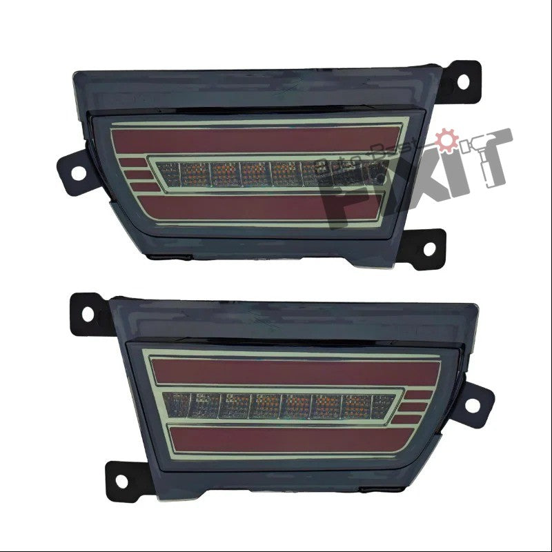 AutoStylenn Mahindra Scorpio N 3D Smoke Bumper Reflector Matrix For MAHINDRA SCORPIO N Compatible with MAHINDRA Scorpio N Vehicle_1