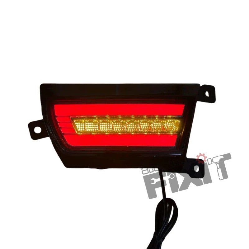 AutoStylenn Mahindra Scorpio N 3D Smoke Bumper Reflector Matrix For MAHINDRA SCORPIO N Compatible with MAHINDRA Scorpio N Vehicle_3