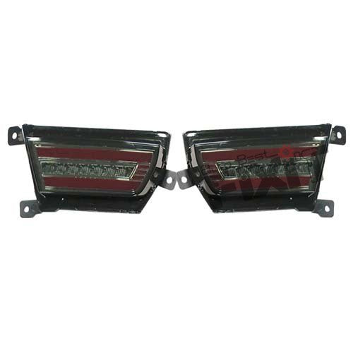 AutoStylenn Mahindra Scorpio N 3D Smoke Bumper Reflector Matrix For MAHINDRA SCORPIO N Compatible with MAHINDRA Scorpio N Vehicle