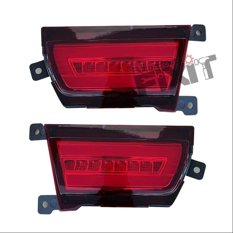 AutoStylenn Mahindra Scorpio N 3D Red Bumper Reflector Matrix For MAHINDRA SCORPIO N Compatible with MAHINDRA Scorpio N Vehicle_1
