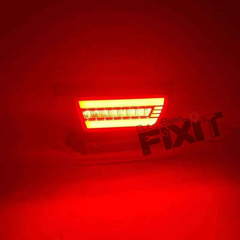 Mahindra Scorpio N 3D Red Bumper Reflector Matrix – Style Upgrade Accesso