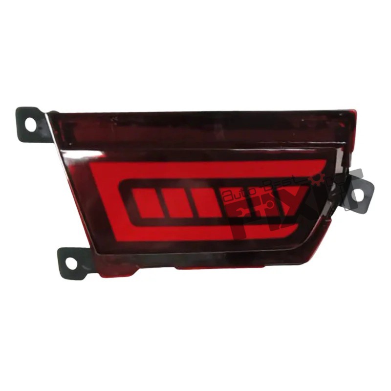 AutoStylenn Mahindra Scorpio N 2D Red Bumper Reflector Matrix For MAHINDRA SCORPIO N Compatible with MAHINDRA Scorpio N Vehicle_2