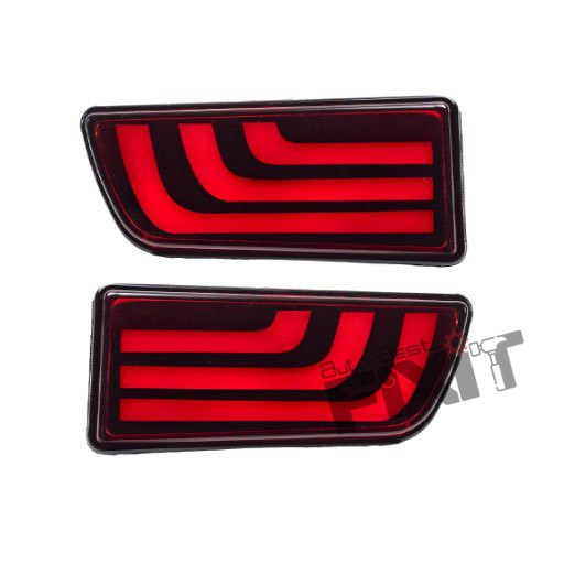 AutoStylenn Mahindra Scorpio 2018 Bumper Reflector Matrix For MAHINDRA SCORPIO Compatible with MAHINDRA Scorpio Vehicle_4