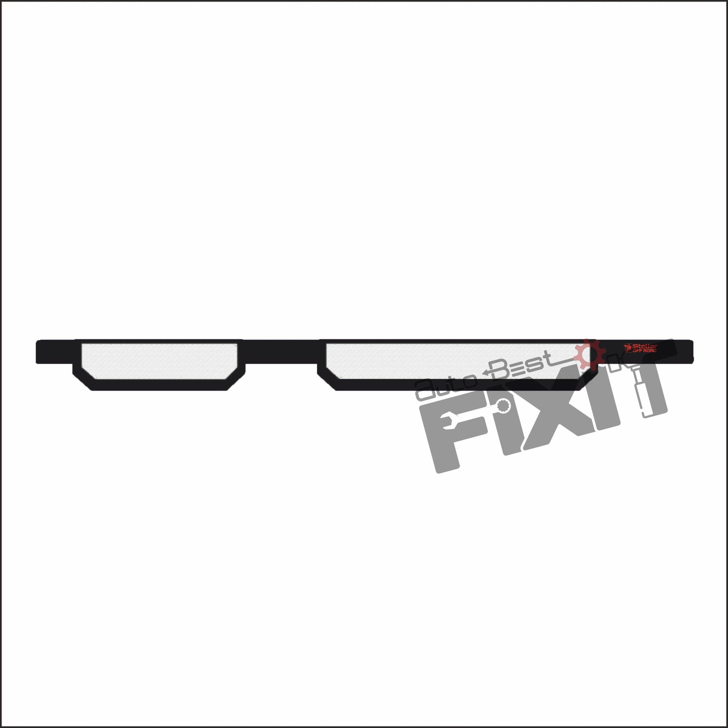 AutoStylenn Mahindra Scorpio N Fixed Side Step For MAHINDRA SCORPIO N Compatible with MAHINDRA Scorpio N Vehicle