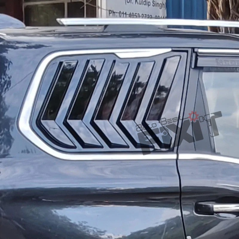 AutoStylenn Mahindra Scorpio N Window Louvers For MAHINDRA SCORPIO N Compatible with MAHINDRA Scorpio N Vehicle_3