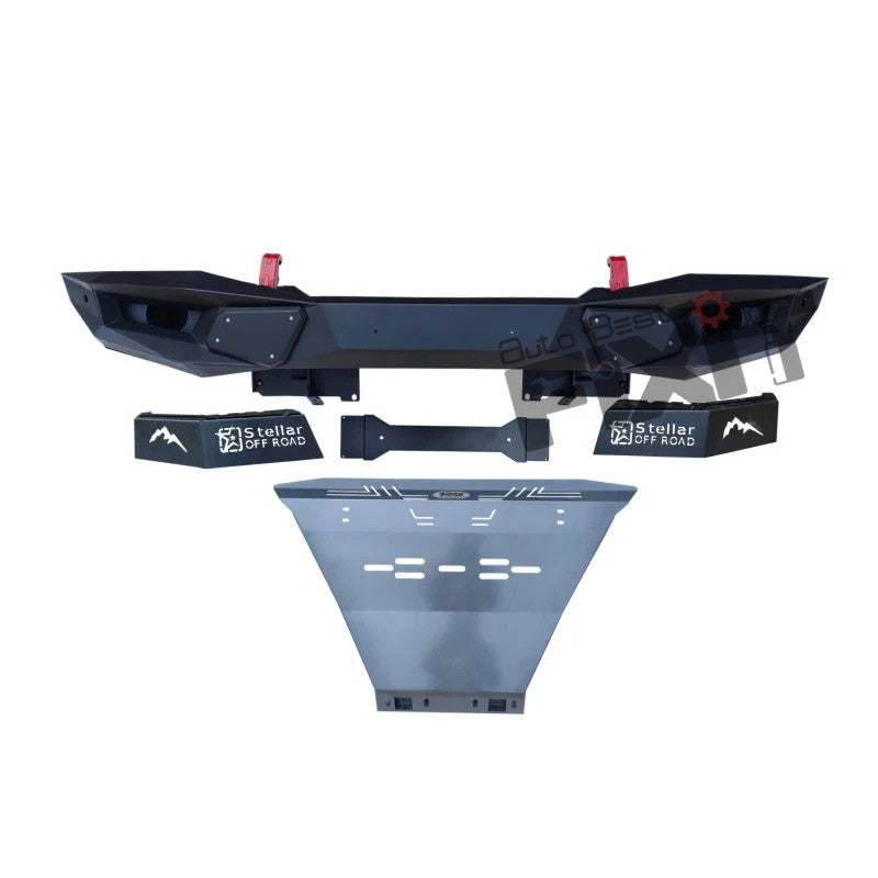 AutoStylenn Mahindra Thar Roxx Top Fire Front Metal Bumper With Underbody Shield For MAHINDRA THAR ROXX Compatible with MAHINDRA Thar Roxx Vehicle_1