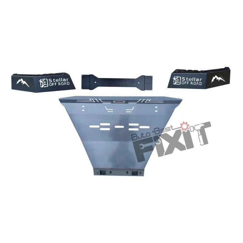 AutoStylenn Mahindra Thar Roxx Top Fire Front Metal Bumper With Underbody Shield For MAHINDRA THAR ROXX Compatible with MAHINDRA Thar Roxx Vehicle_3