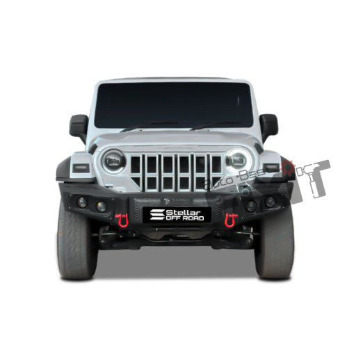 AutoStylenn Mahindra Thar Roxx Front Metal Bumper V1 With ADAS Sensors For MAHINDRA THAR ROXX Compatible with MAHINDRA Thar Roxx Vehicle_3
