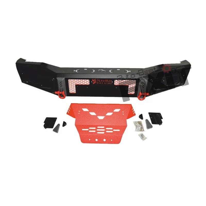 AutoStylenn Mahindra Thar Front Metal Bumper V5 For MAHINDRA THAR Compatible with MAHINDRA Thar Vehicle