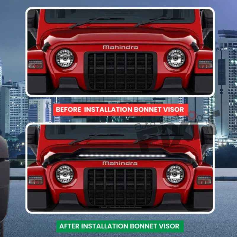 Mahindra Thar LED Bonnet Visor – product photo 6