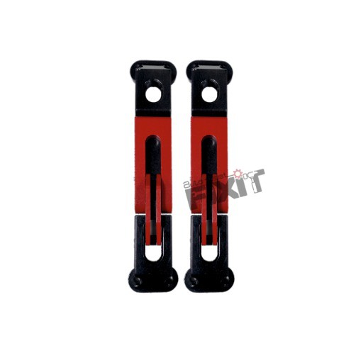 AutoStylenn Mahindra Thar Door Hinge Step ( Red & Black ) For MAHINDRA THAR Compatible with MAHINDRA Thar Vehicle