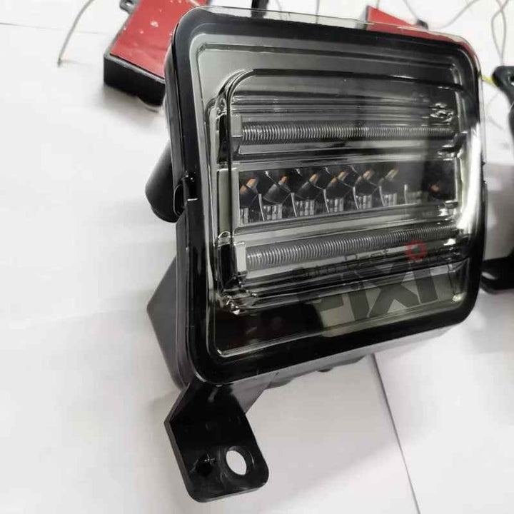 Mahindra Thar Fender DRL Smoke Sleek LED Daytime Running Lights With Turn Indicator – Easy Installation F