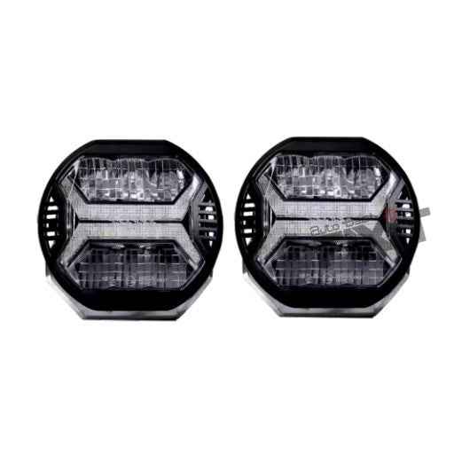 Mahindra Thar Universal LED Fog Lamp (White) – Aftermarket Car Accesso