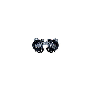 AutoStylenn Mahindra Thar Harley Style 3 Inch LED Fog Lamp For MAHINDRA THAR Compatible with MAHINDRA Thar Vehicle