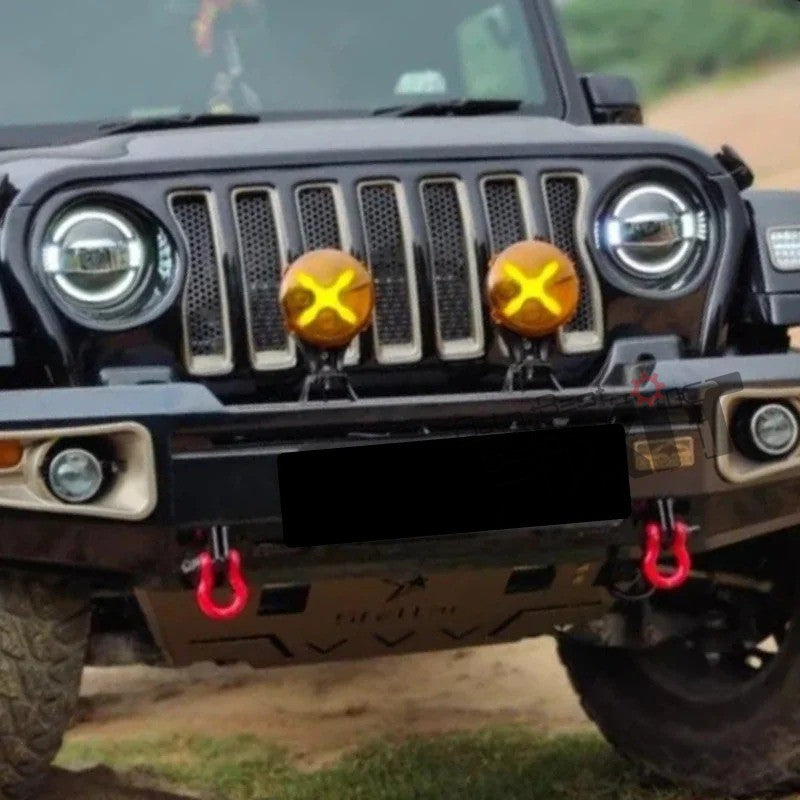 Mahindra Thar X Style LED Fog Lamp (Universal) High Performance Off-Road Lighting – Style Upgrade Accesso