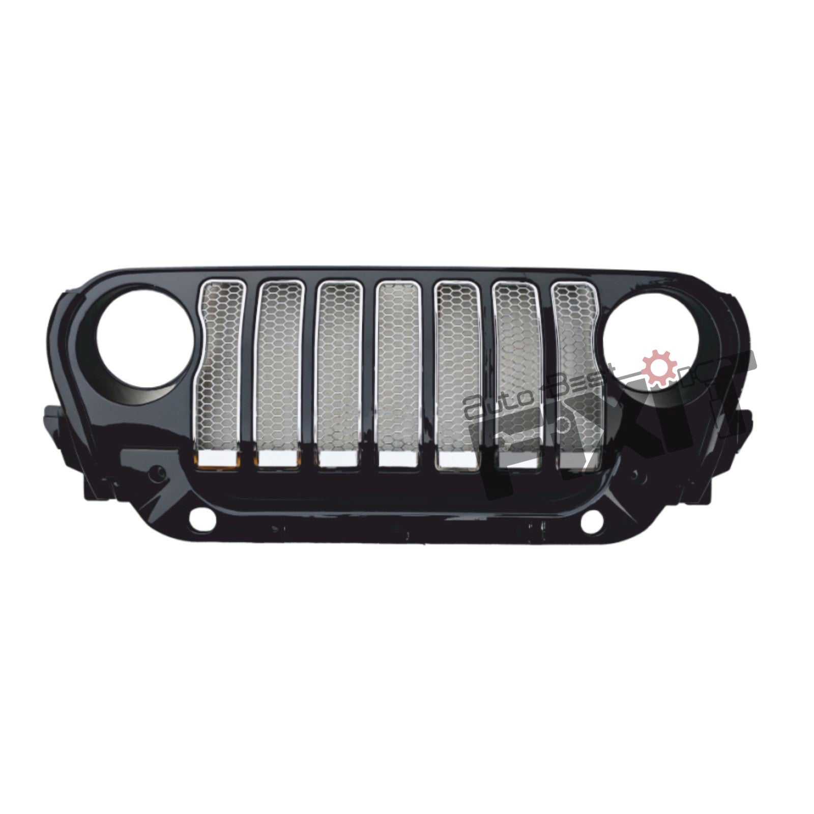 AutoStylenn Mahindra Thar Roxx 7-Slot Wrangler Style Grill For MAHINDRA THAR ROXX Compatible with MAHINDRA Thar Roxx Vehicle_1