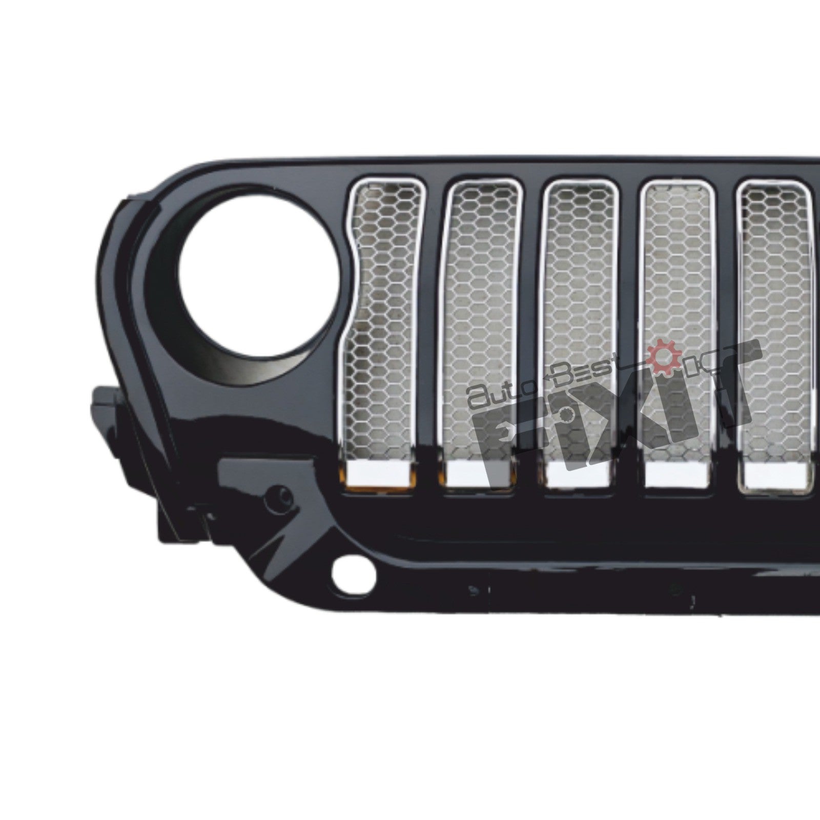 AutoStylenn Mahindra Thar Roxx 7-Slot Wrangler Style Grill For MAHINDRA THAR ROXX Compatible with MAHINDRA Thar Roxx Vehicle_2