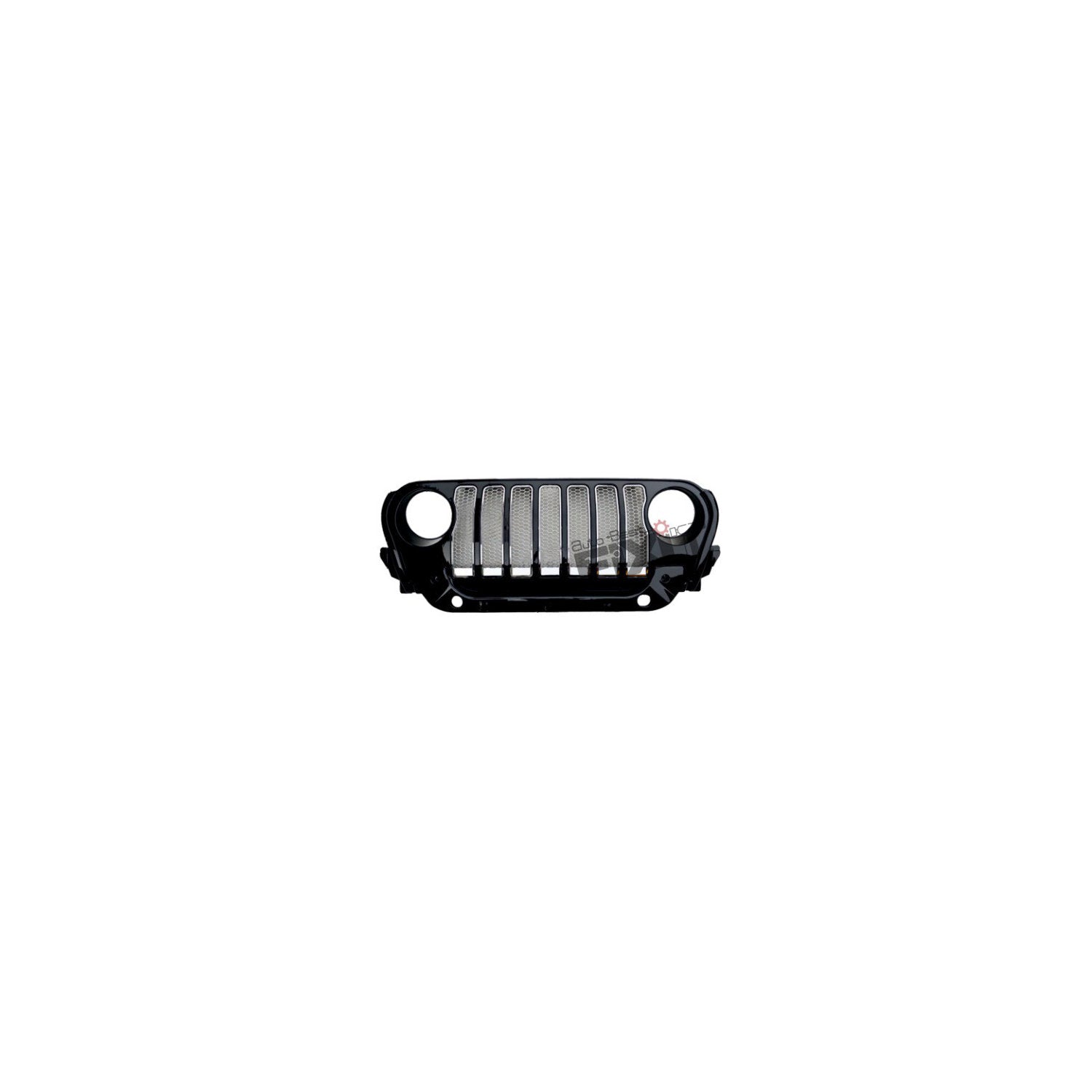 AutoStylenn Mahindra Thar 7 Slot Wrangler Style Grill with Chrome Slot For MAHINDRA THAR Compatible with MAHINDRA Thar Vehicle