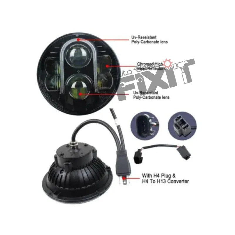 AutoStylenn Mahindra Thar Head Lamp U-Type For MAHINDRA THAR Compatible with MAHINDRA Thar Vehicle_3