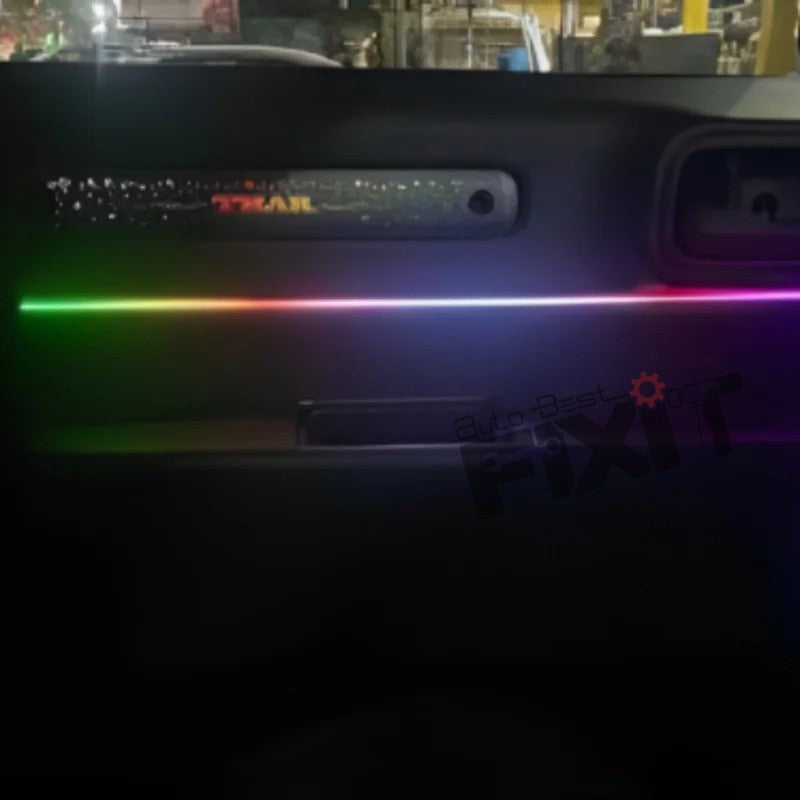 Mahindra Thar K4 (14 PCS) Dashboard Interior Light | Cardi Ambient Light – Easy Installation F