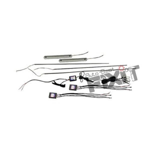 AutoStylenn Mahindra Thar Cardi K4 9 Pcs Dashboard Interior Light ��� Premium LED Lighting for Stylish Interior Upgrade For MAHINDRA THAR Compatible with MAHINDRA Thar Vehic