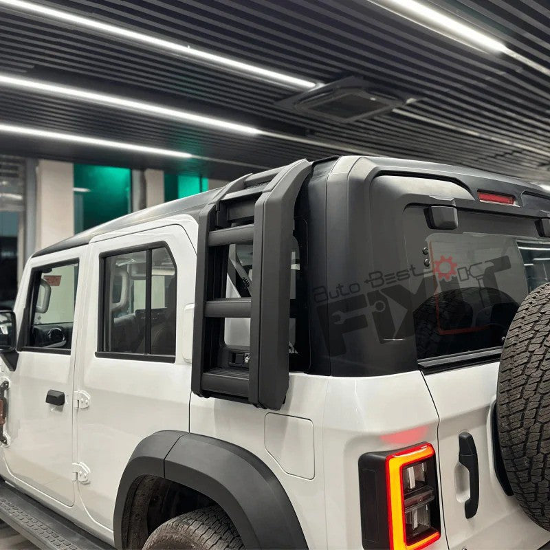 AutoStylenn Thar Roxx Stellar Ladder Defender Style For MAHINDRA THAR ROXX Compatible with MAHINDRA Thar Roxx Vehicle_4