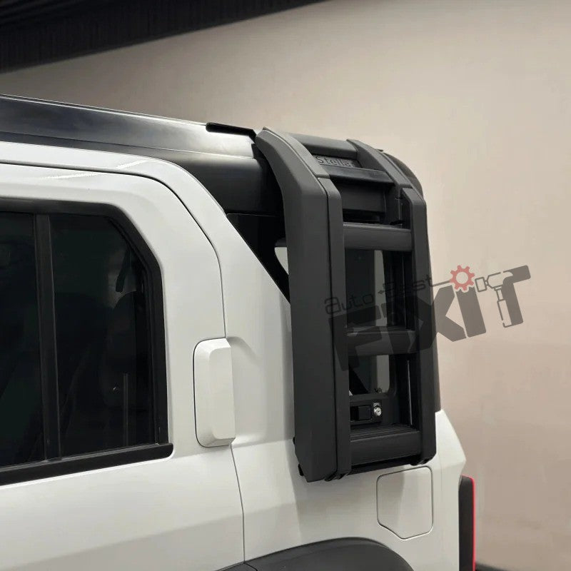AutoStylenn Thar Roxx Stellar Ladder Defender Style For MAHINDRA THAR ROXX Compatible with MAHINDRA Thar Roxx Vehicle_5