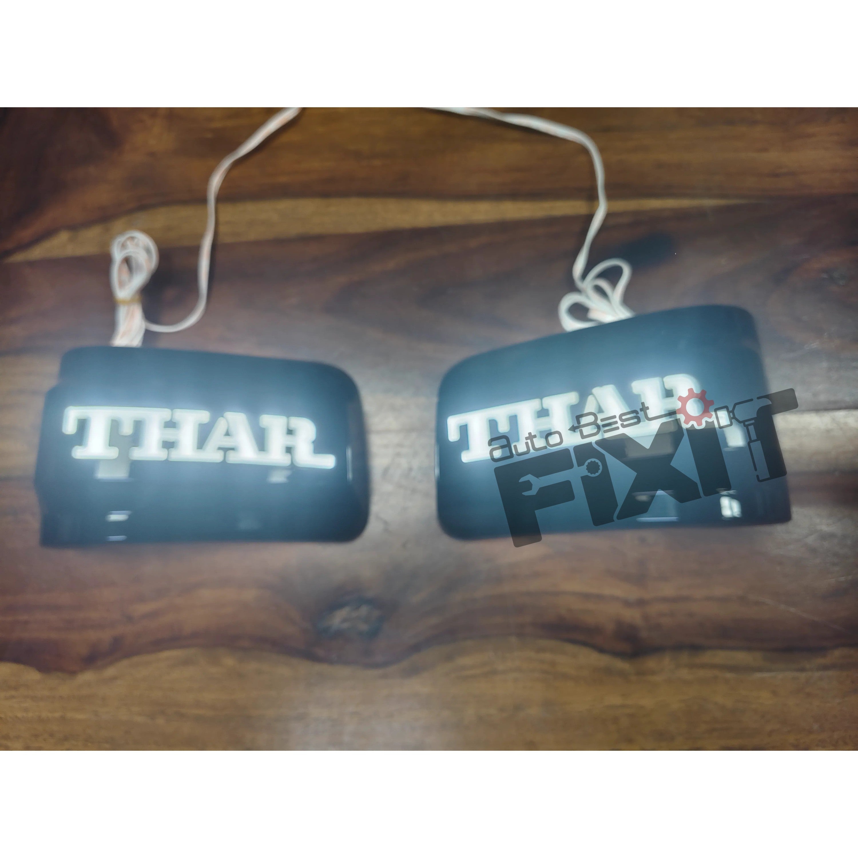 AutoStylenn Mahindra Thar Mirror Cover with LED Black & Carbon For MAHINDRA THAR Compatible with MAHINDRA Thar Vehicle_3