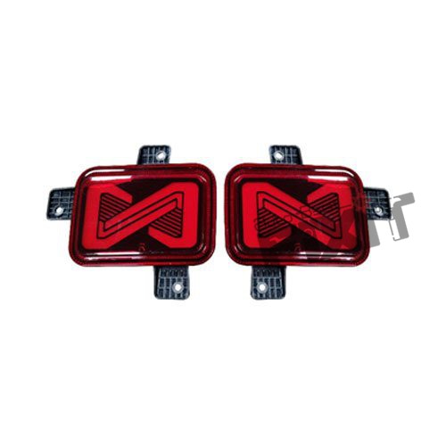 AutoStylenn Mahindra Thar X Style Bumper Reflector | Stylish Rear Reflectors for Enhanced Visibility For MAHINDRA THAR Compatible with MAHINDRA Thar Vehicle
