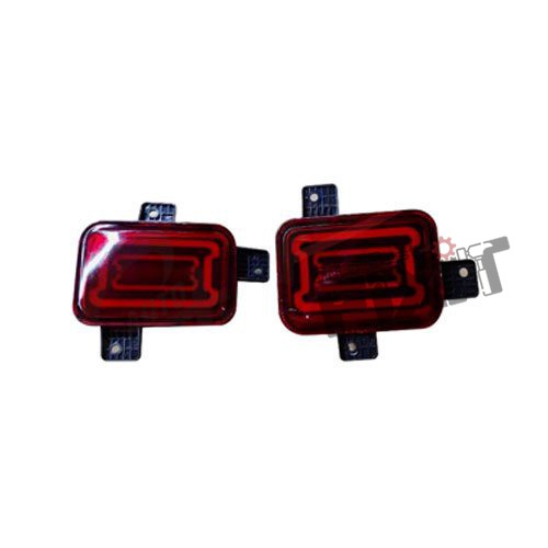 AutoStylenn Mahindra Thar Wrangler Style Bumper Reflector ��� Enhanced Visibility & Bold Styling For MAHINDRA THAR Compatible with MAHINDRA Thar Vehic