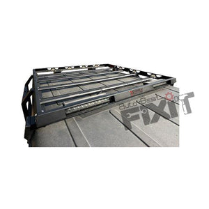 AutoStylenn Mahindra Thar Rear Half Roof Rack With Light Bar For MAHINDRA THAR Compatible with MAHINDRA Thar Vehicle