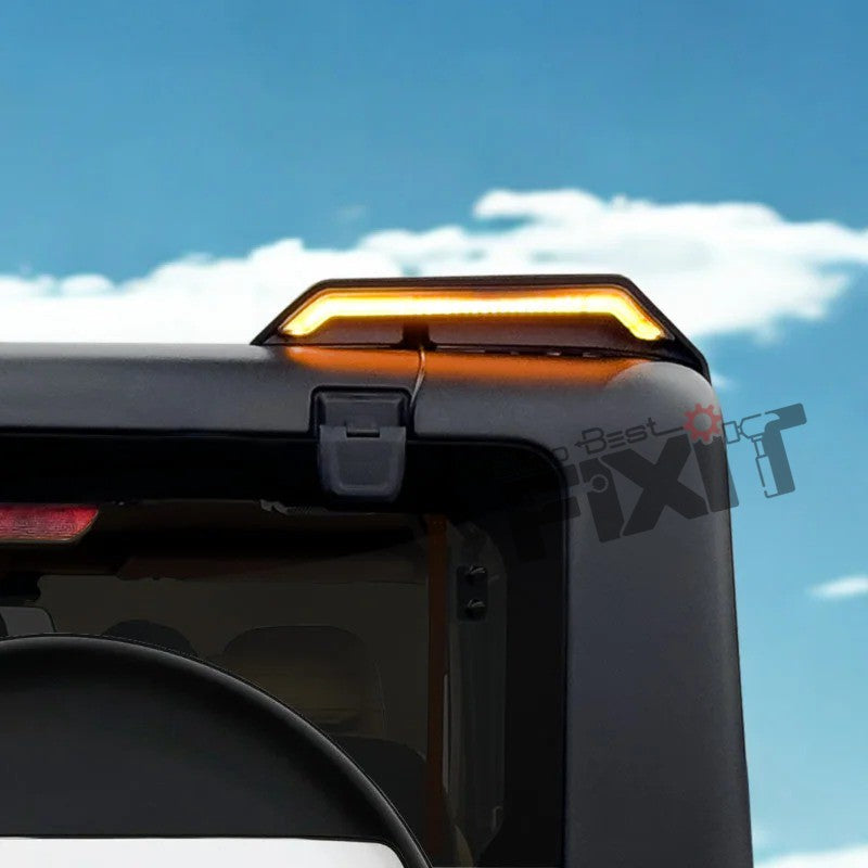 AutoStylenn Mahindra Thar Rear Spoiler LED Light With Coupler Plus N Play For MAHINDRA THAR Compatible with MAHINDRA Thar Vehicle_3