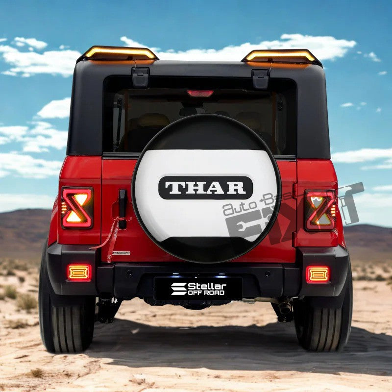 AutoStylenn Mahindra Thar Rear Spoiler LED Light With Coupler Plus N Play For MAHINDRA THAR Compatible with MAHINDRA Thar Vehicle_4