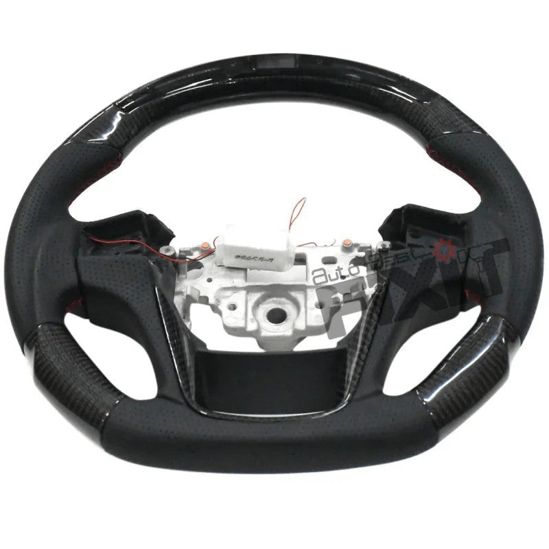 AutoStylenn Mahindra Thar Carbon Steering Wheel with LED Display For MAHINDRA THAR Compatible with MAHINDRA Thar Vehicle_4