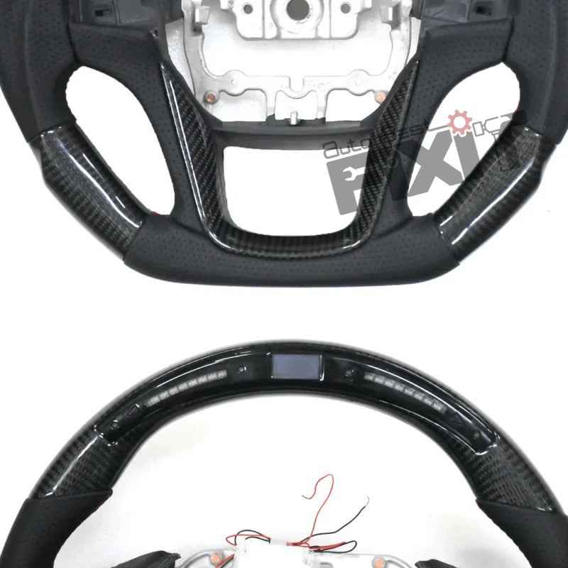 Mahindra Thar Carbon Steering Wheel with LED Display – Style Upgrade Accesso