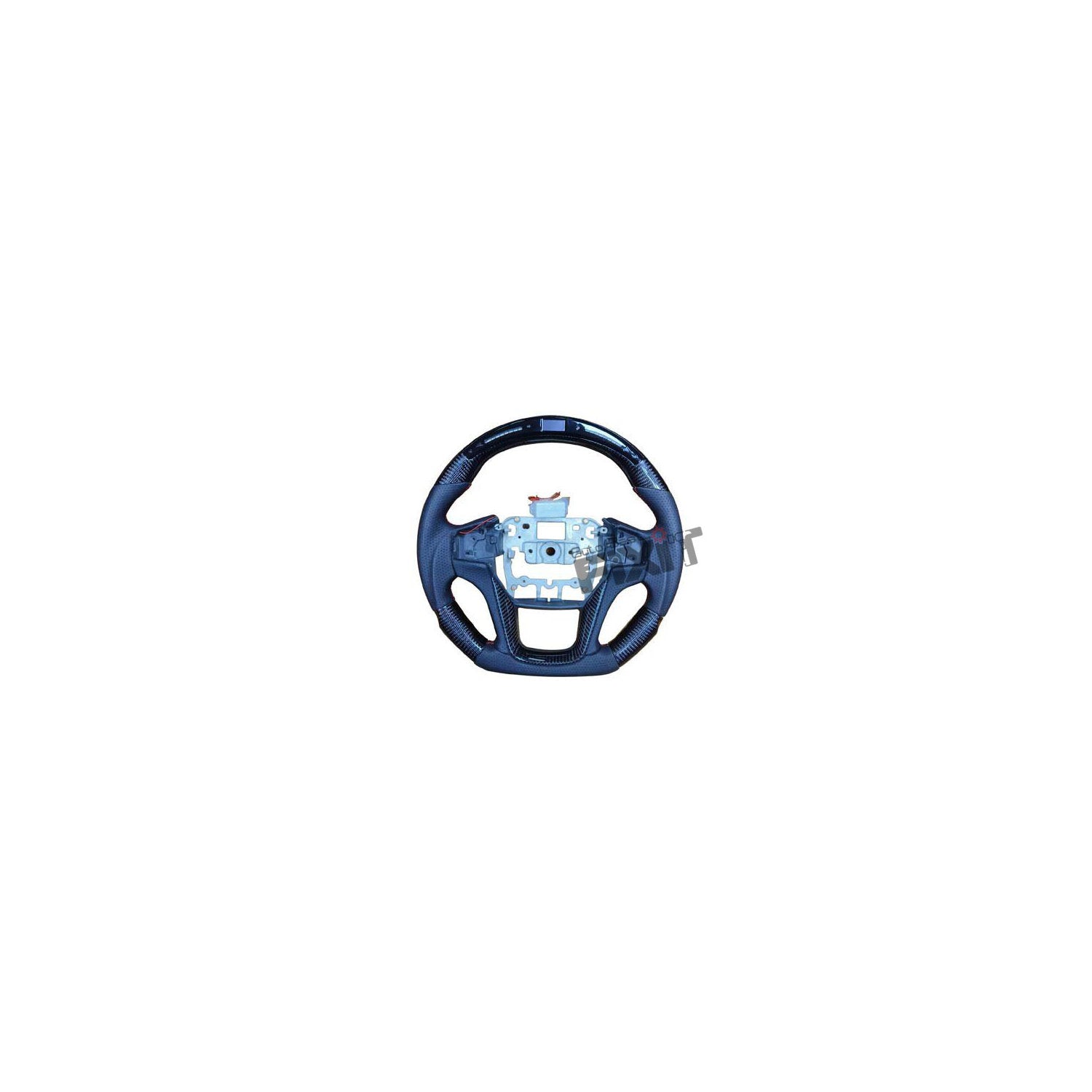 AutoStylenn Mahindra Thar Carbon Steering Wheel with LED Display For MAHINDRA THAR Compatible with MAHINDRA Thar Vehicle