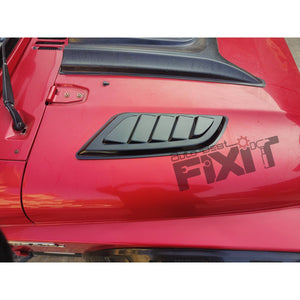 AutoStylenn Mahindra Thar & Thar Roxx Hood Vents For MAHINDRA THAR Compatible with MAHINDRA Thar Vehicle
